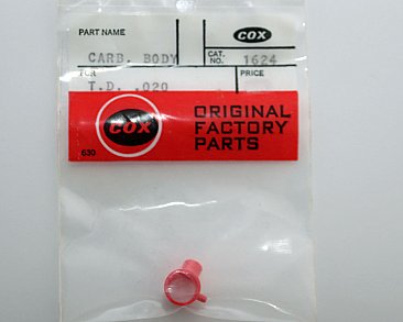 Cox .020 Carburetor Body - (OEM)
